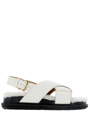 Marni Criss-cross Fussbett Sandals