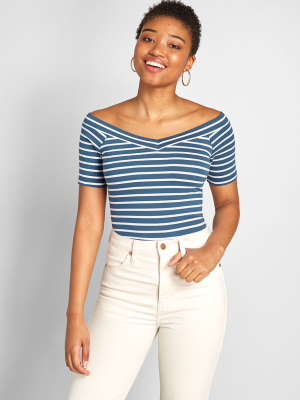 Bistro Treat Off-the-shoulder Top