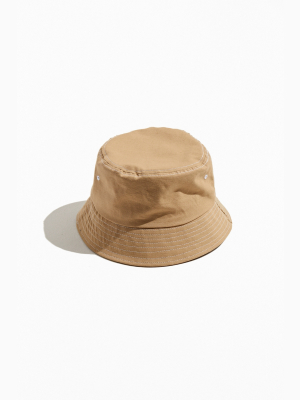 Bdg Contrast Stitch Bucket Hat