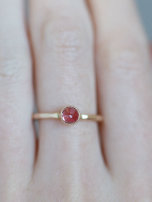 Rosecut Ruby Ring