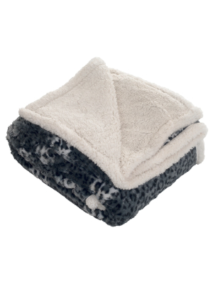 Black/white Throw Blankets - Yorkshire Home