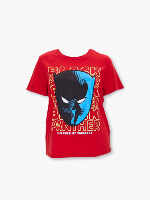 Plus Size Black Panther Graphic Tee