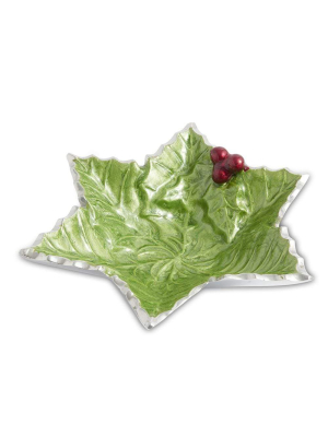 Julia Knight Holly Sprig 6" Starflake Bowl In Mojito