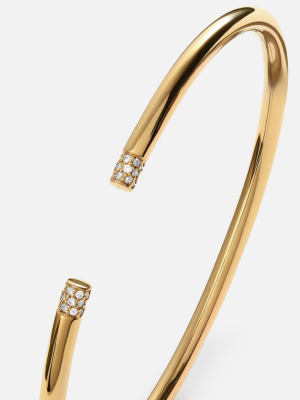 Ella Cuff, Gold Vermeil/sapphire