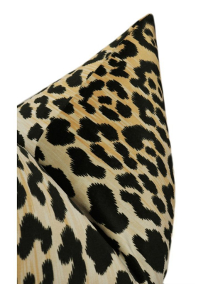 Leopard Velvet Pillow