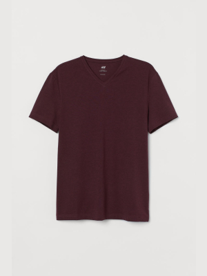 Slim Fit V-neck T-shirt