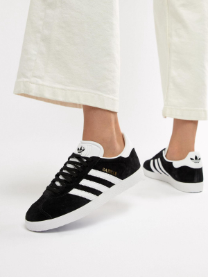 Adidas Originals Gazelle Sneakers In Black