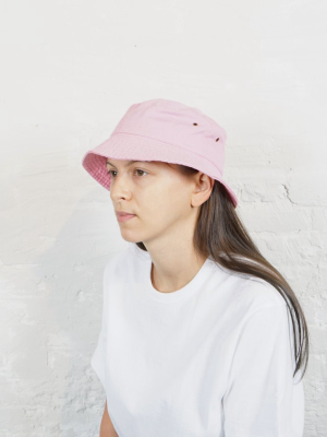 Cotton Bucket Hat Pink