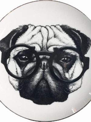 Percy Pugworthy Salad/dessert Plate