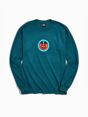 Obey Face Icon Long Sleeve Tee