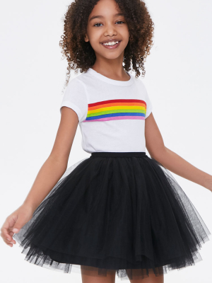 Girls Tulle Ballerina Skirt (kids)