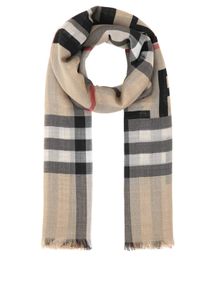 Burberry Horseferry Print Checked Scarf