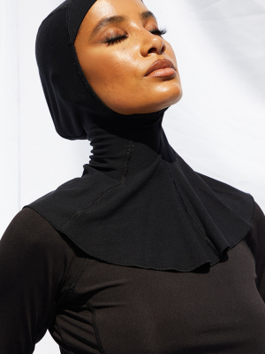 Black Organic Under-rapt Sport Hijab