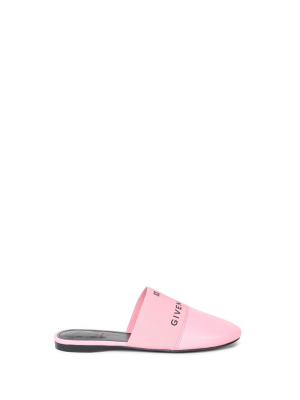 Givenchy Paris Logo Flat Mules