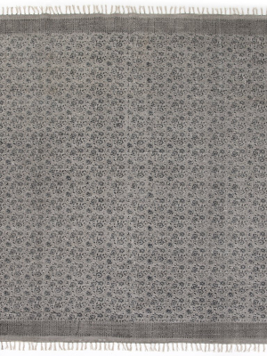 Flatweave Faded Print Rug