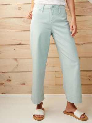 Women's High-rise Wide Leg Cropped Pants - A New Day™