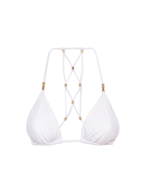 Lucy Triangle Top - White