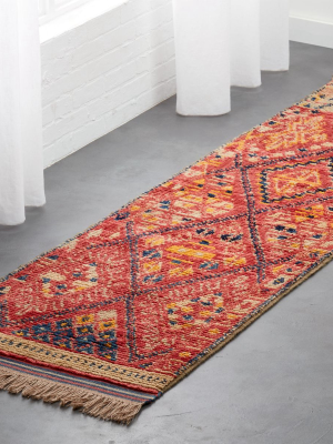 Indira Faded Red Runner 2.5'x8'