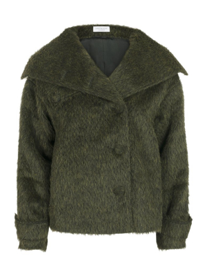 Sabine Short Coat Olive