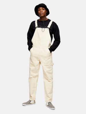 Ecru Denim Overalls