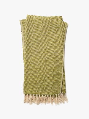 Green Throw By Ed Ellen Degeneres Crafted By Loloi