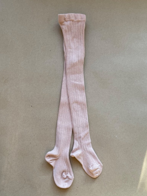 Cóndor Ribbed Stockings Light Pink