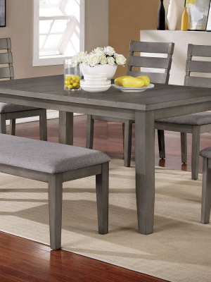 64" Ainsworth Rectangular Dining Table Gray - Iohomes