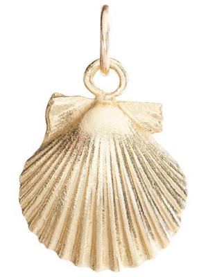 Small Scallop Shell Charm