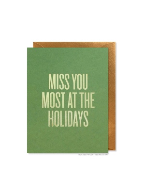 Miss You Most Card By Rbtl®