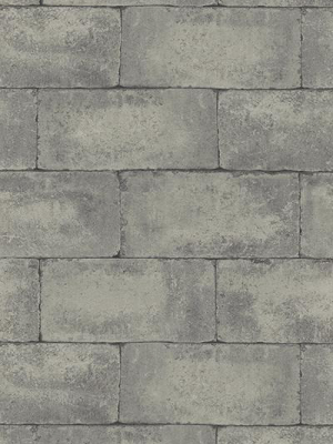 Stone Wall Wallpaper In Dark Grey Design By Bd Wall