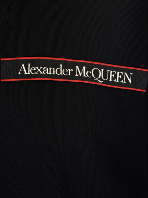 Alexander Mcqueen Selvedge Logo Tape Detail Sweatshirt