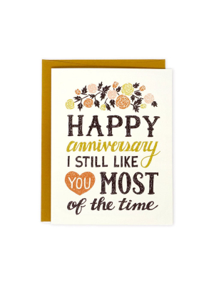 I Still Like You Anniversary Card