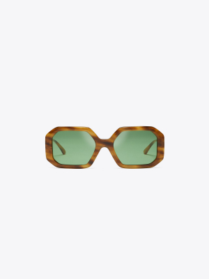 Kira Rectangular Sunglasses