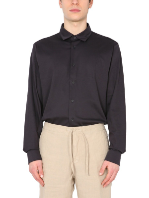 Z Zegna Long Sleeved Collar Shirt