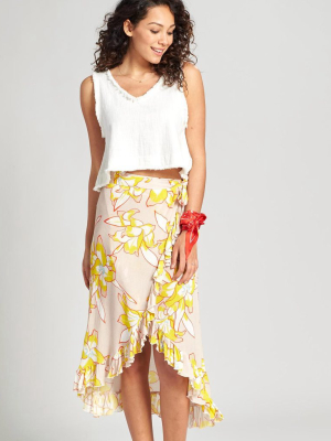 Lily Ruffle Wrap Skirt