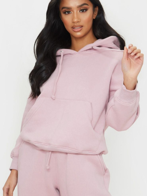 Prettylittlething Petite Pale Pink Slogan Hoodie