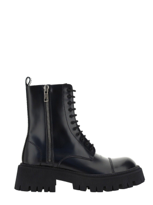 Balenciaga Tractor Zipped Boots