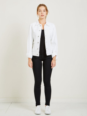 Bull Denim Jacket Optic White