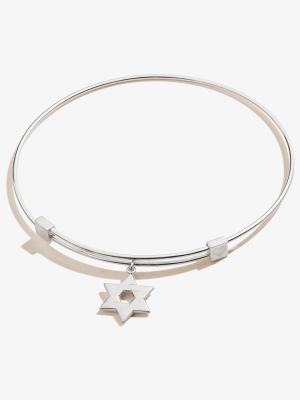 Star Of David Charm Bangle