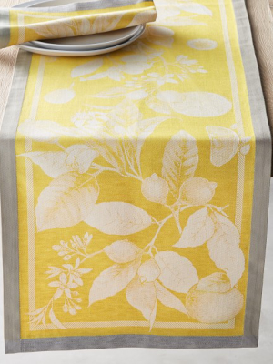 Citrus Jacquard Table Runner