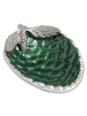 Julia Knight Pine Cone 5.75" Bowl In Emerald