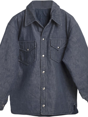 Vintage Quilted Denim Jacket