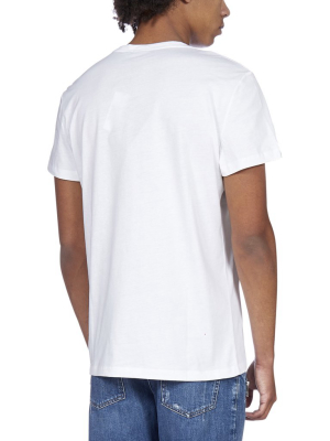 Balmain Flocked Logo T-shirt