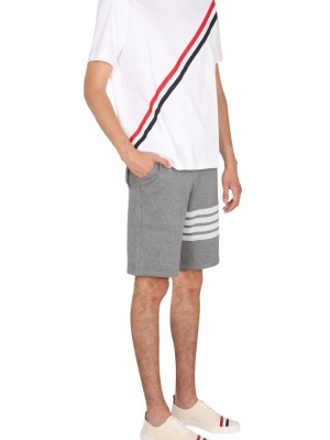 Thom Browne 4-bar Logo Patch Shorts