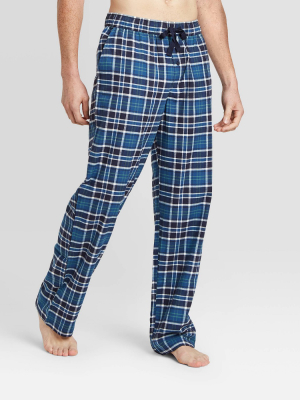 Men's Plaid Flannel Pajama Pants - Goodfellow & Co™ Xavier Navy