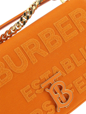 Burberry Lola Horseferry Detailed Foldover Crossbody Bag