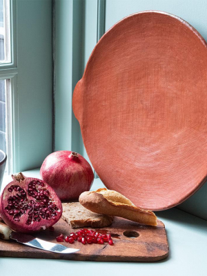 Red Clay - Flat Serving Platter