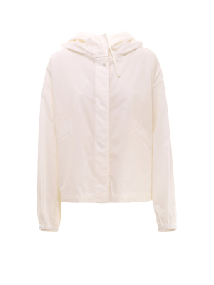 Jil Sander Logo Printed Drawstring Jacket