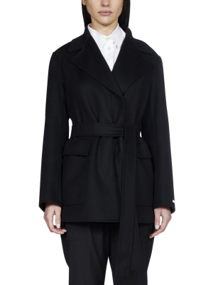 Sportmax Belted Single-breasted Coat