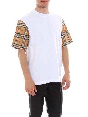 Burberry Vintage Check Sleeve T-shirt